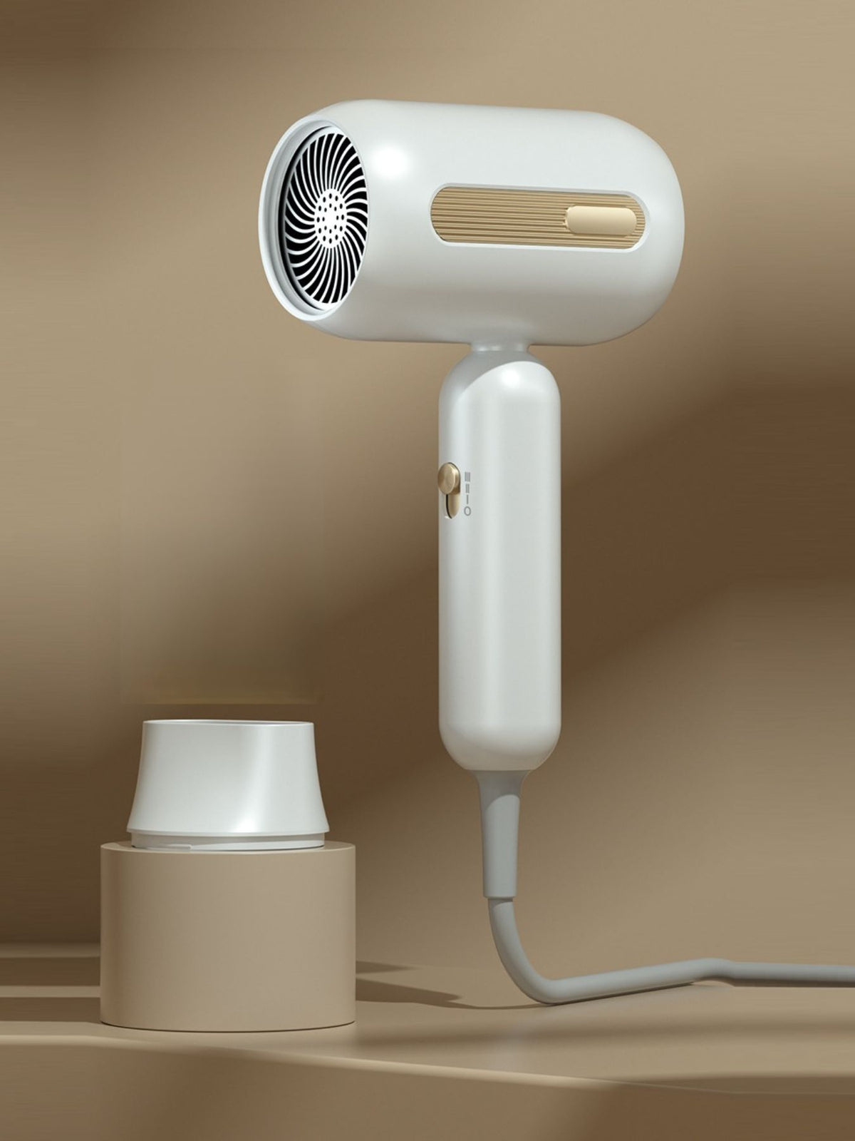 Hair dryer control buttons detail