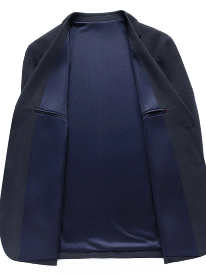Men's Lapel Collar Long Sleeve Blazer - Fashorio