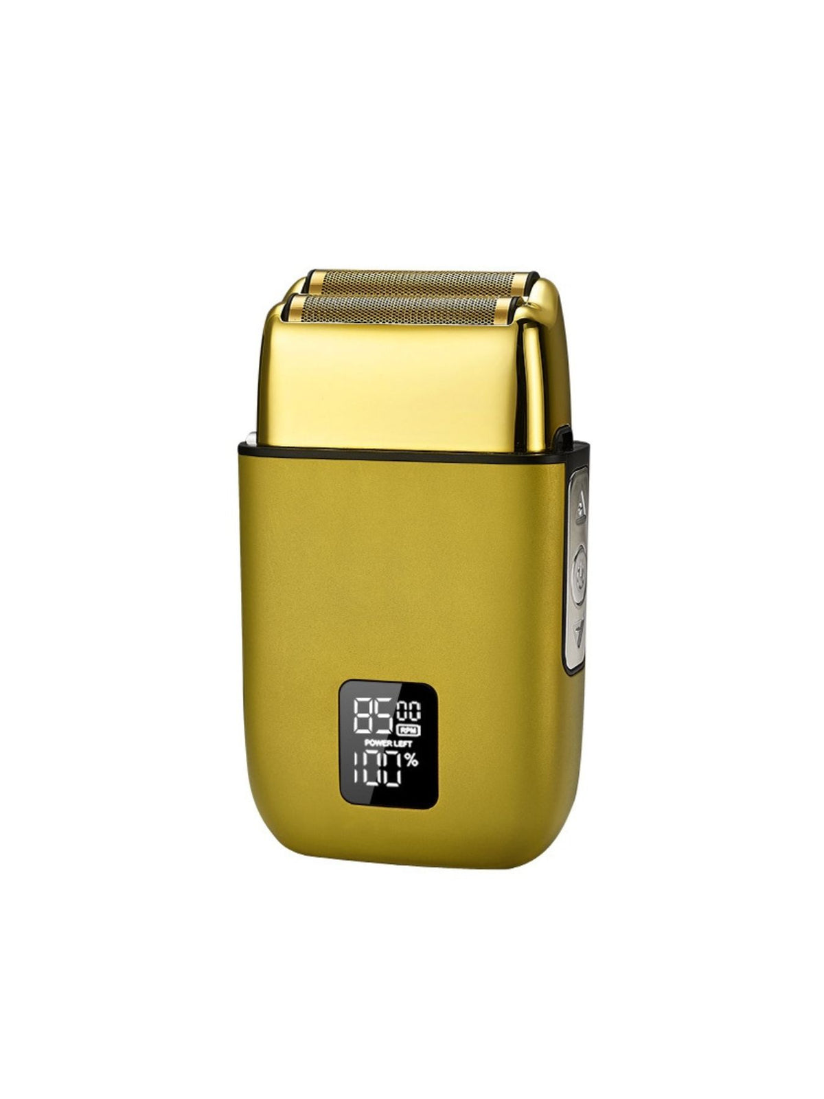 Mini shaver charging port view