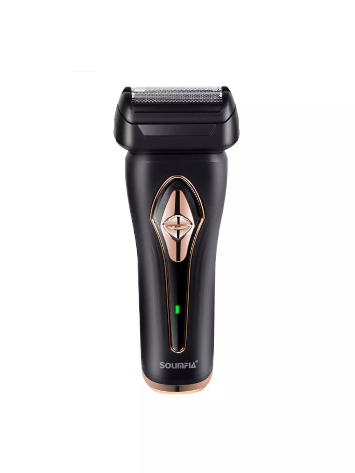 Portable electric shaver front view