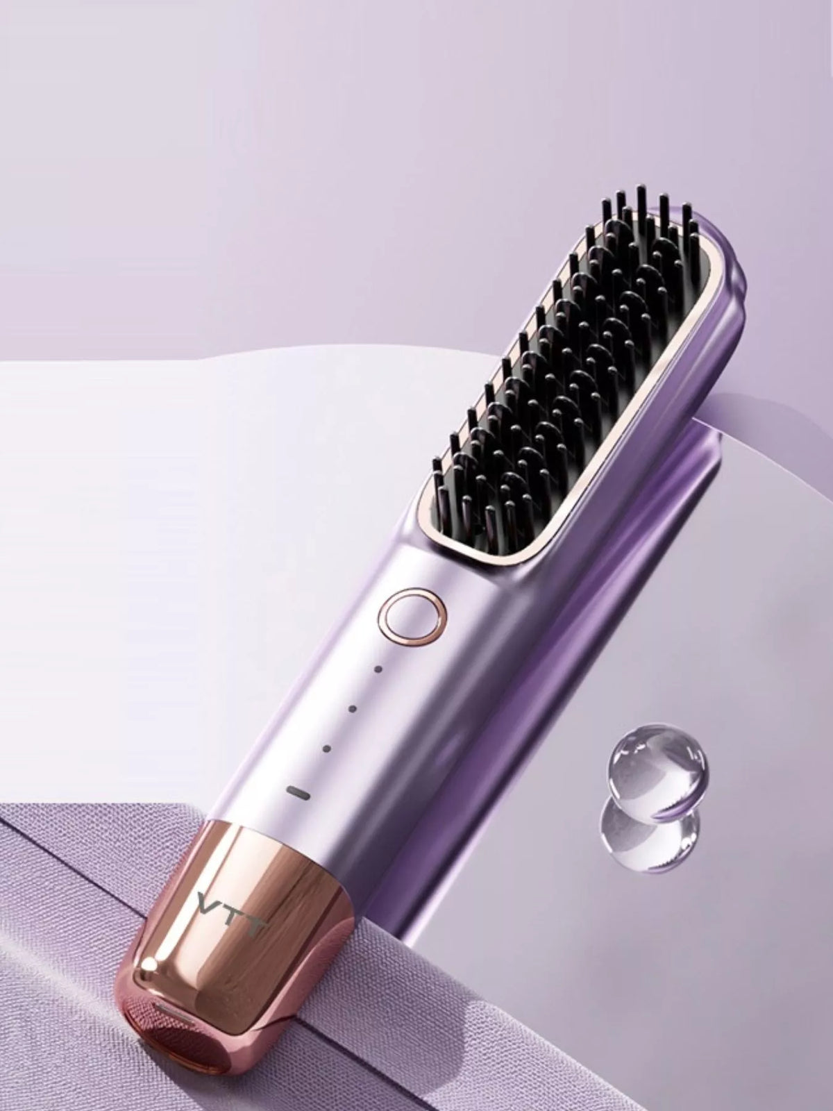 Control display on comb handle
