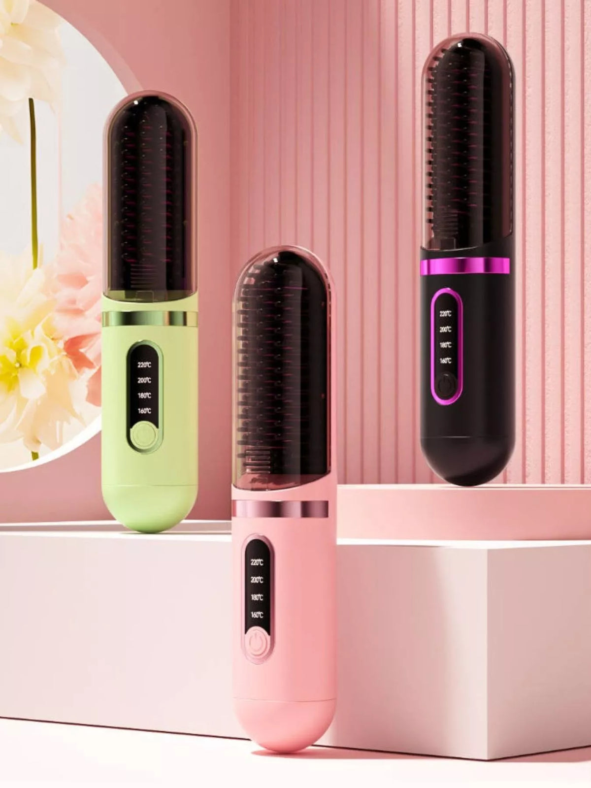 Straightening comb teeth detail