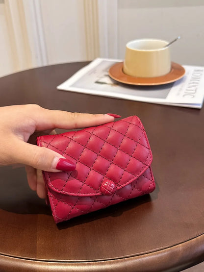 PU Leather Solid Color Wallet - Fashorio