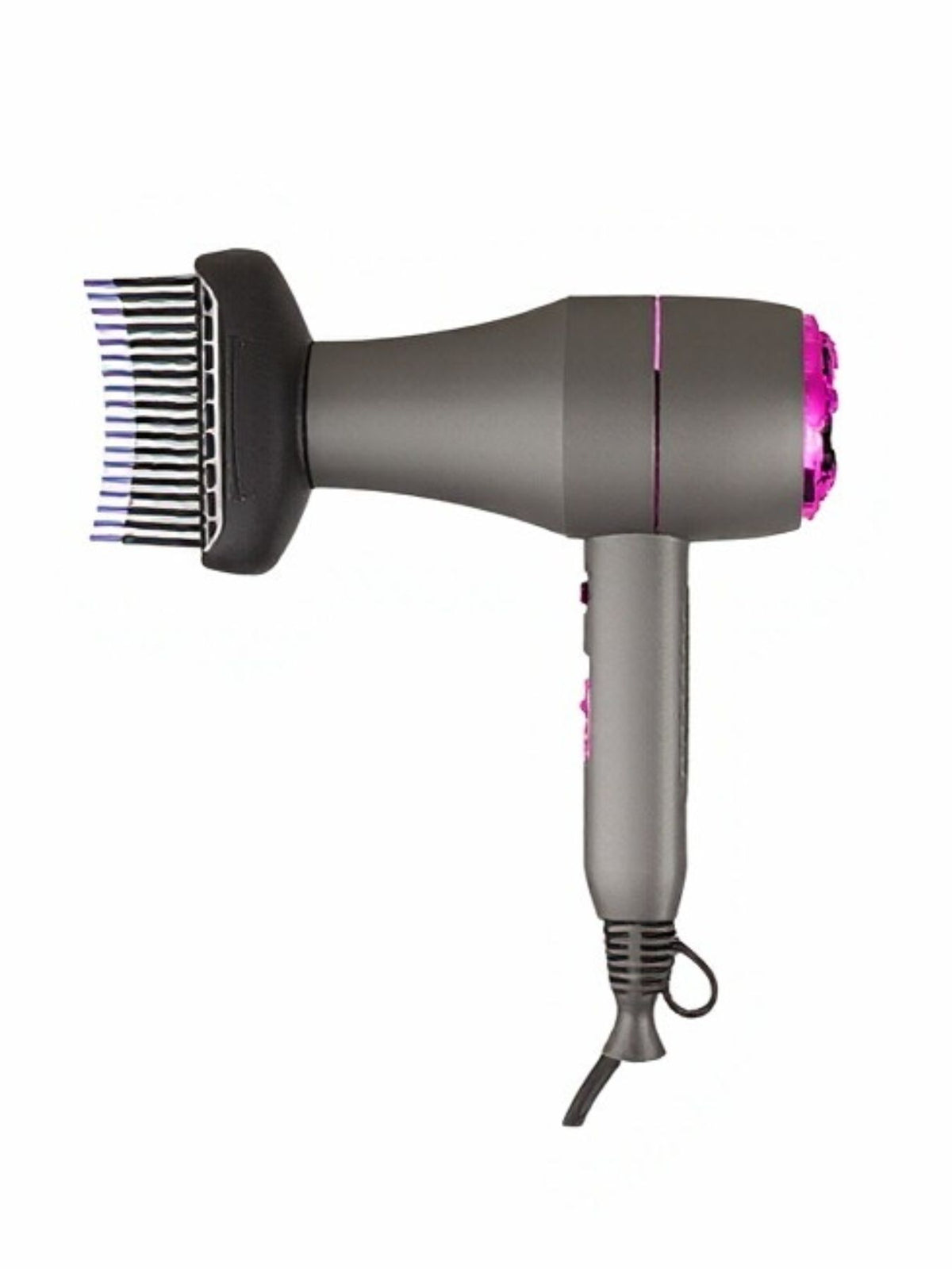 Hair dryer concentrator nozzle attachment