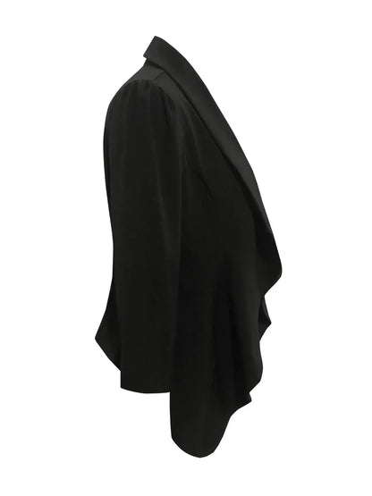 Three-Quarter Sleeve Blazer - Fashorio