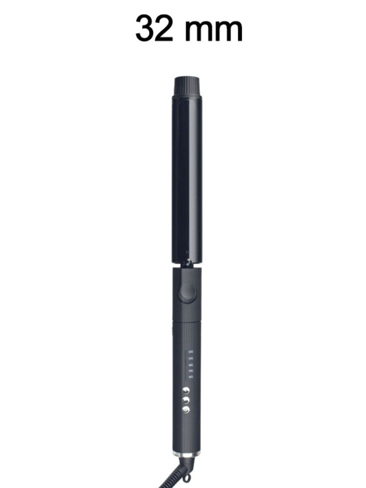 Curling iron with heat resistant tip