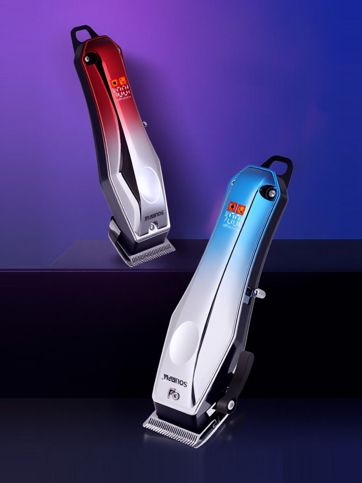 Electric hair clipper side view