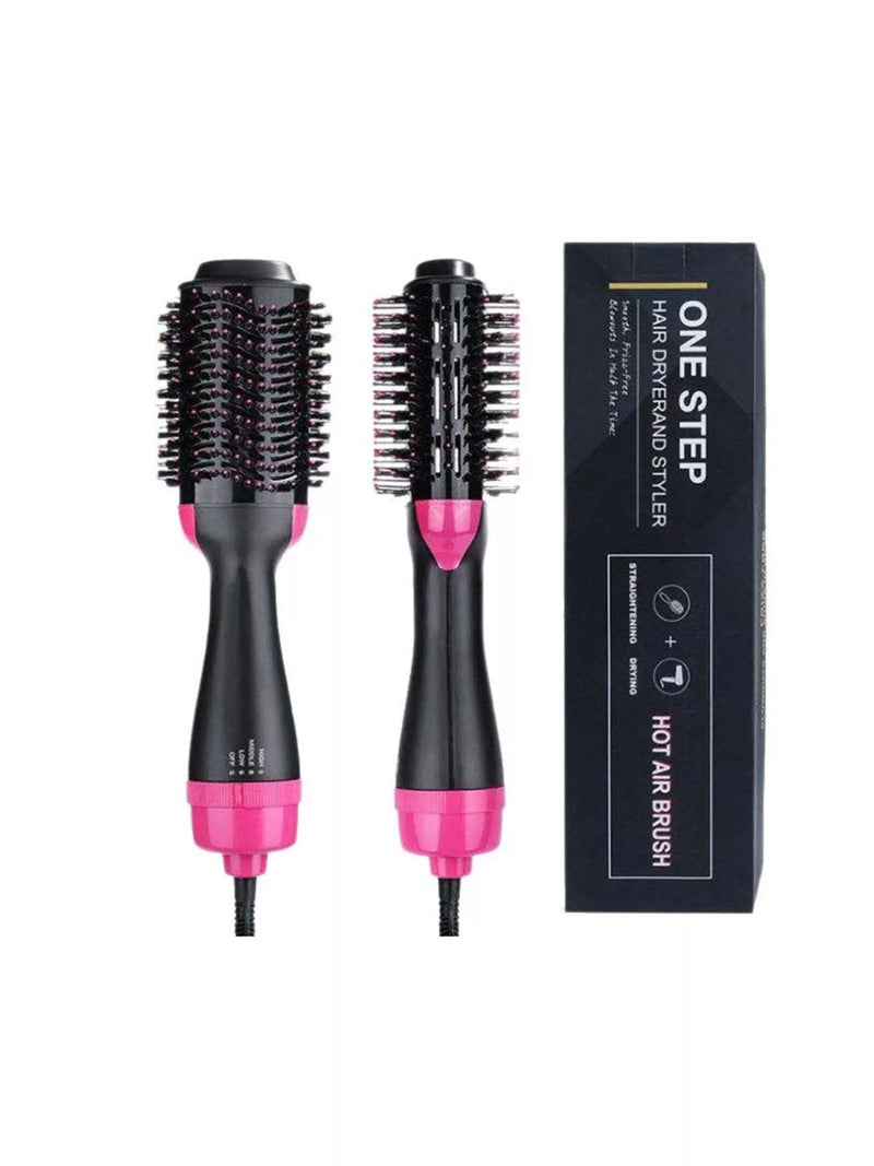 Portable hot air brush full view