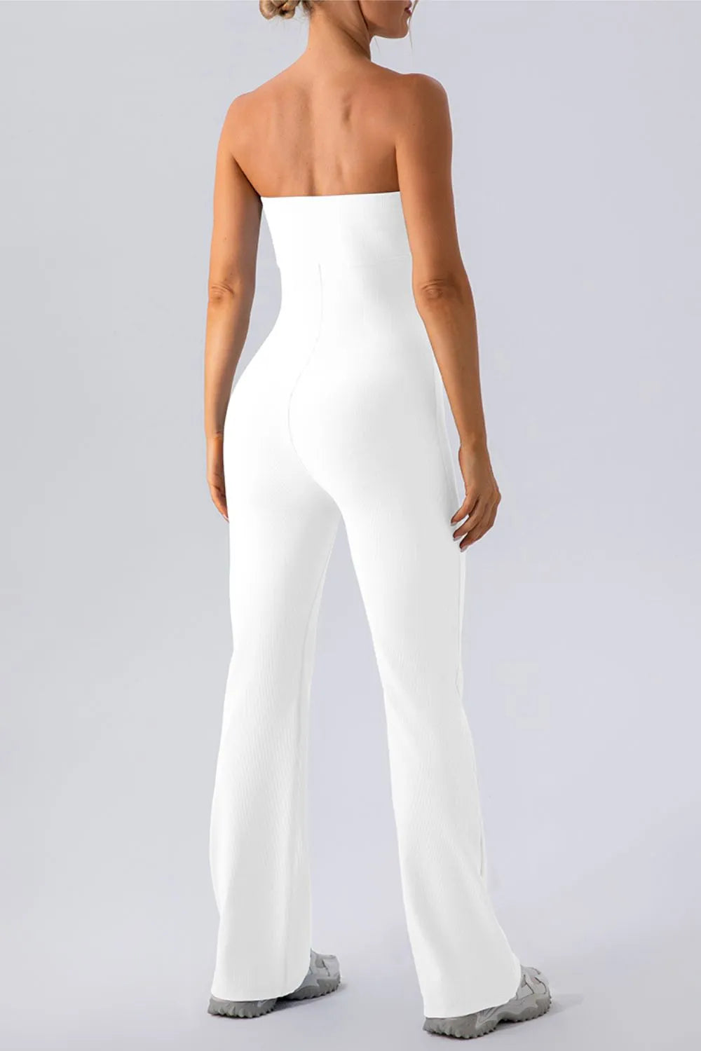 Sleeveless Straight Active Jumpsuit detail close up