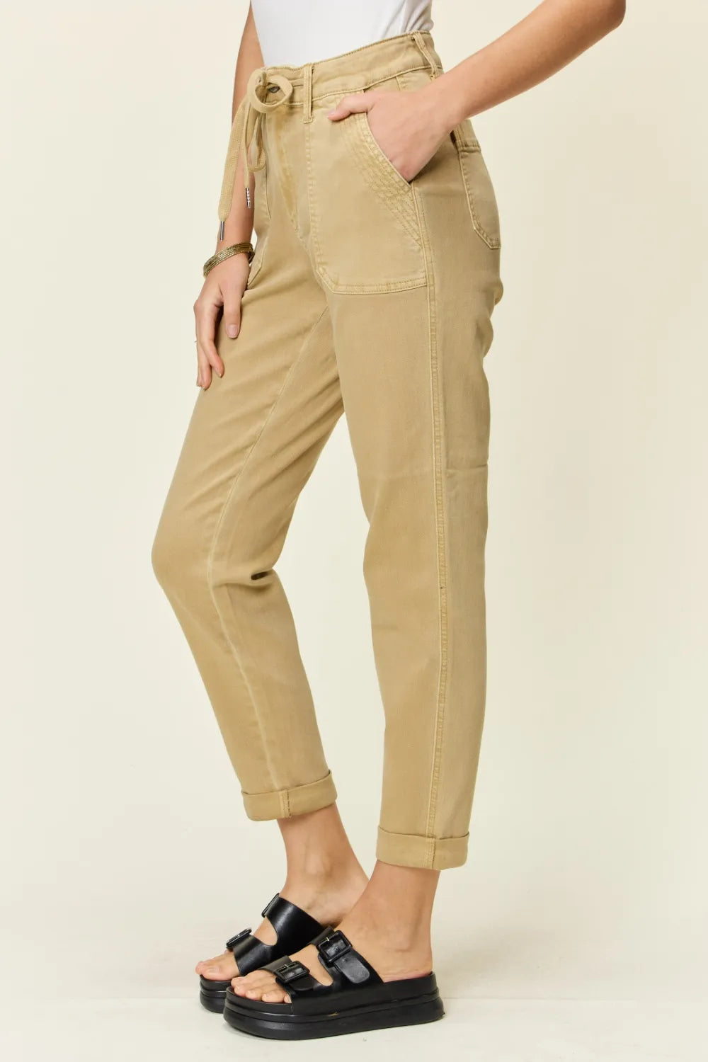 Judy Blue Full Size High Waist Jogger Jeans - Fashorio