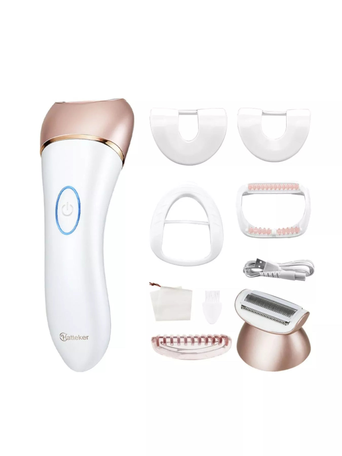 Portable hair removal epilator full set
