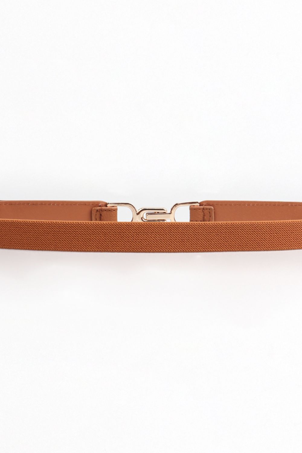 Alloy Buckle Elastic Belt - Fashorio
