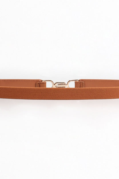 Alloy Buckle Elastic Belt - Fashorio