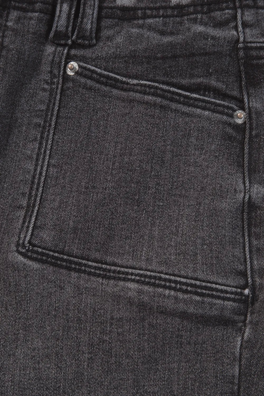 High Waisted Vintage Wash Wide Leg Jeans, view 12