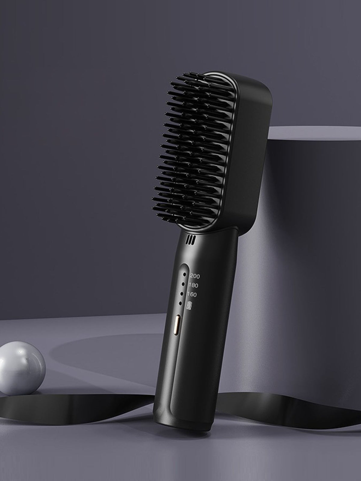 Portable heated straightening comb full product