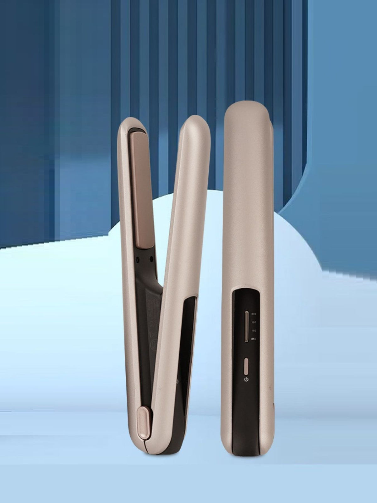 Ceramic curler angled product view