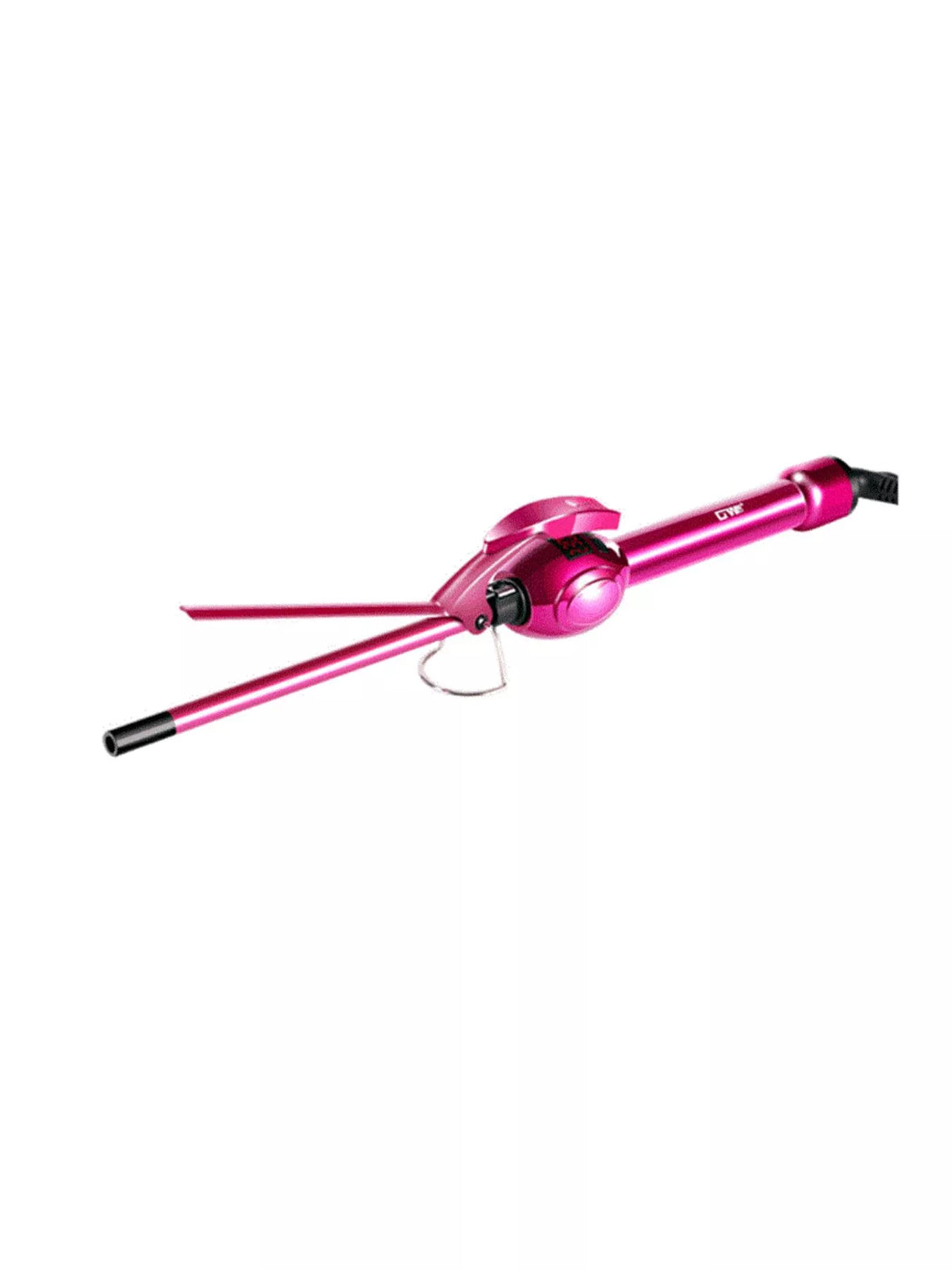 Fast heating curling iron front view