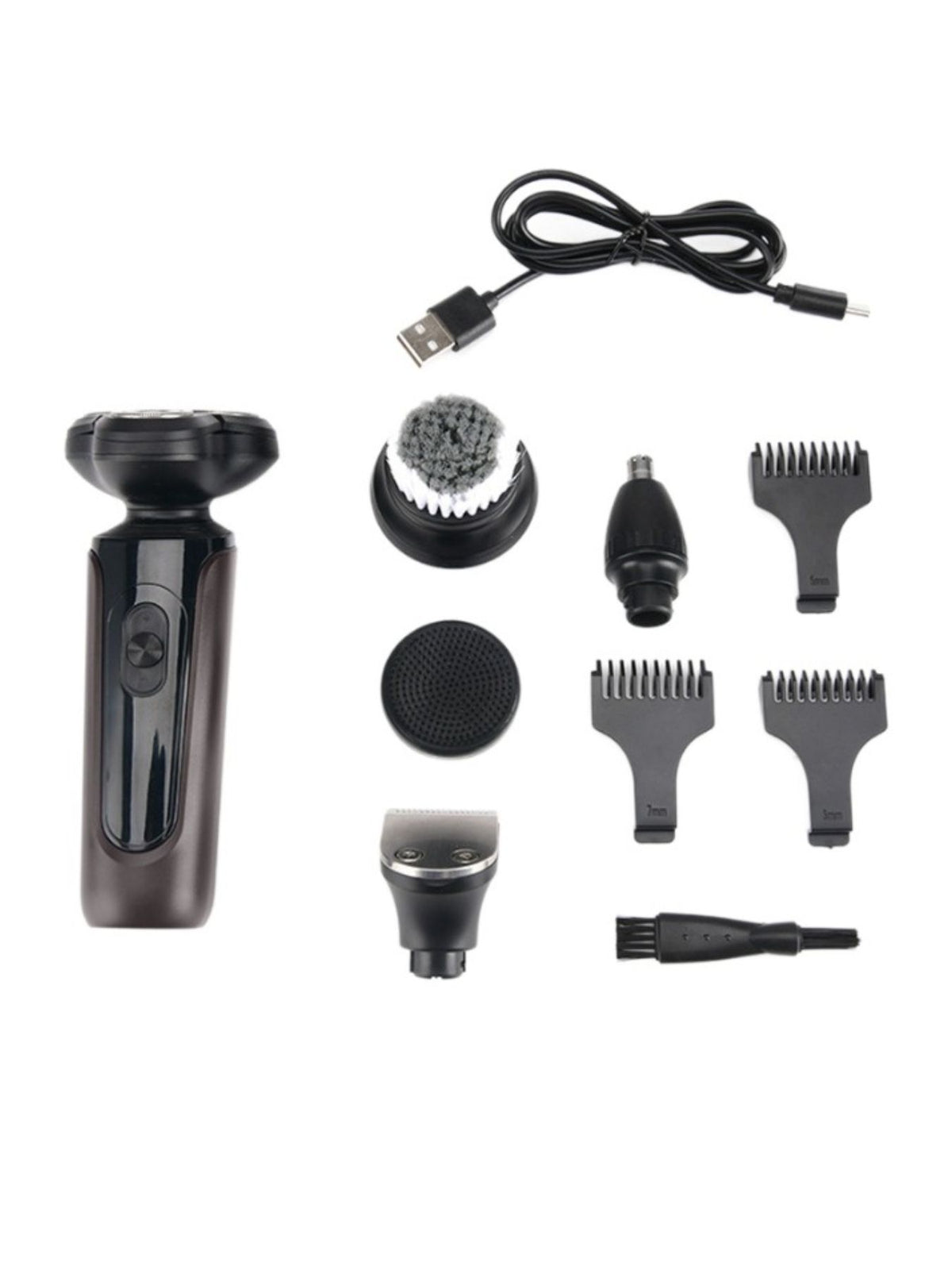 Black shaver full kit view