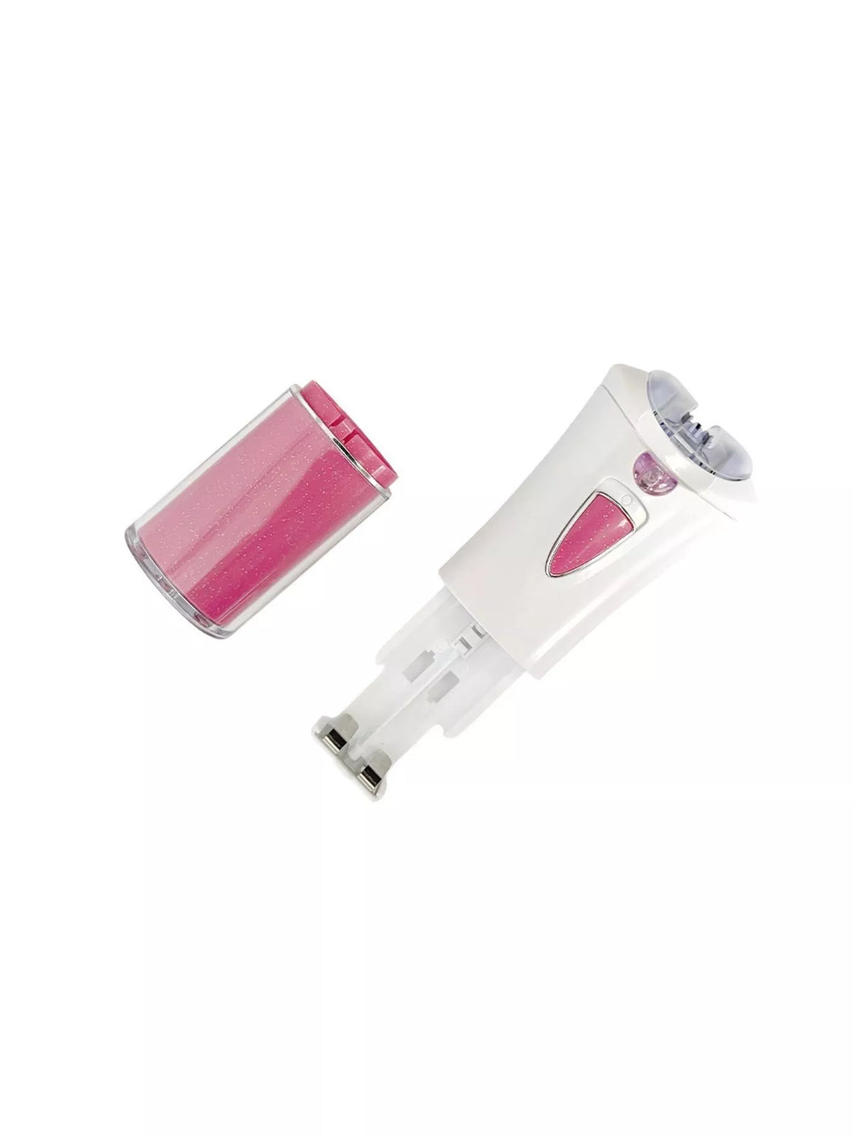 Portable epilator top view