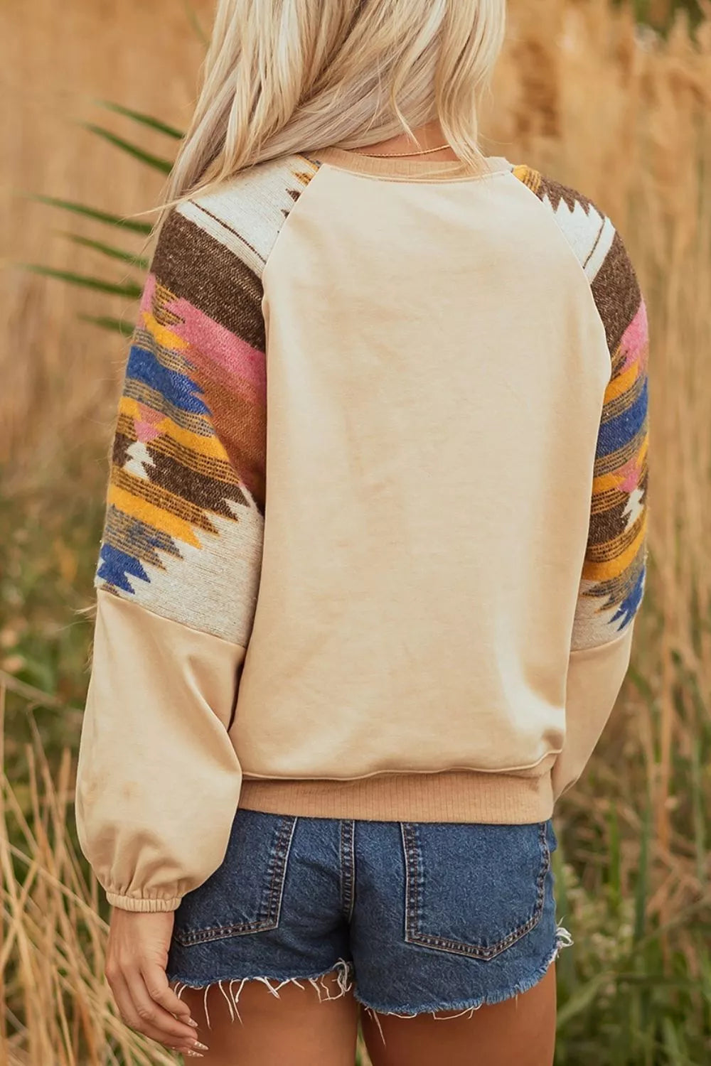 Front view of the western sweatshirt showing the rodeo graphic