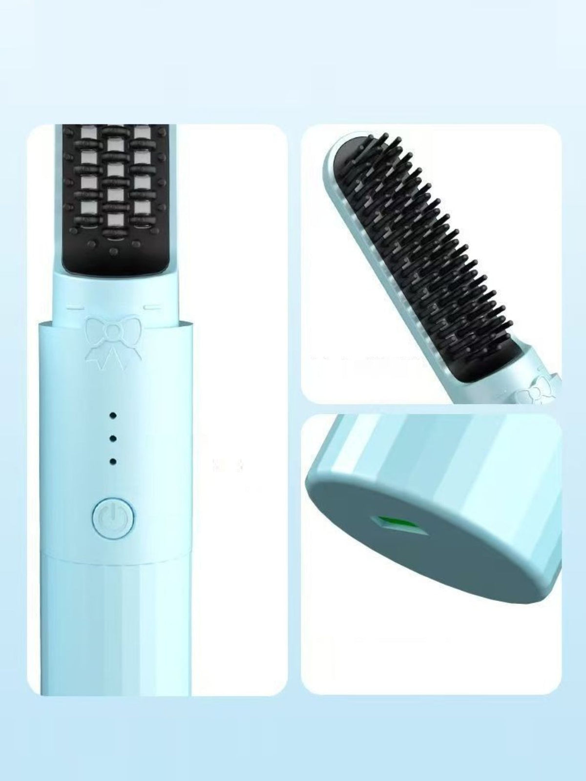 Straightening comb light green