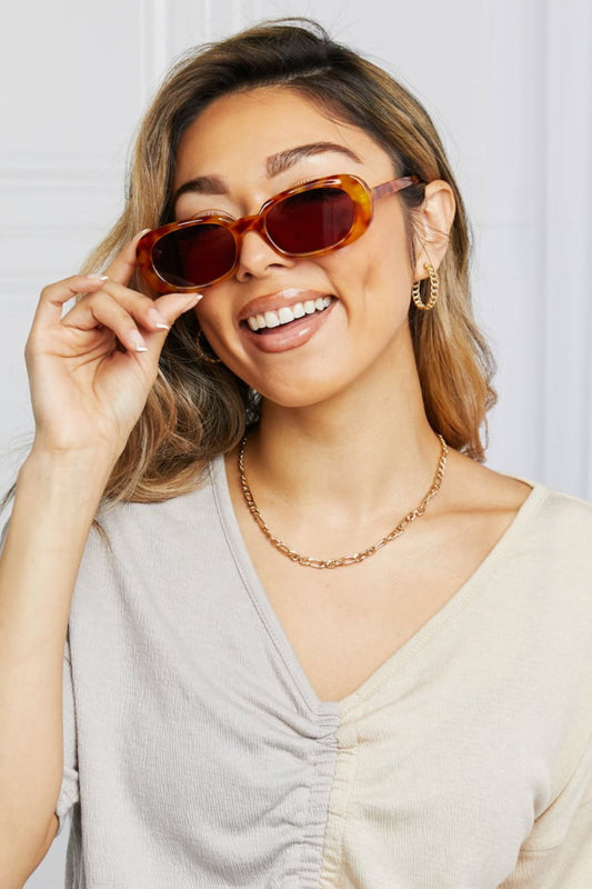 Oval Full Rim Sunglasses - Fashorio