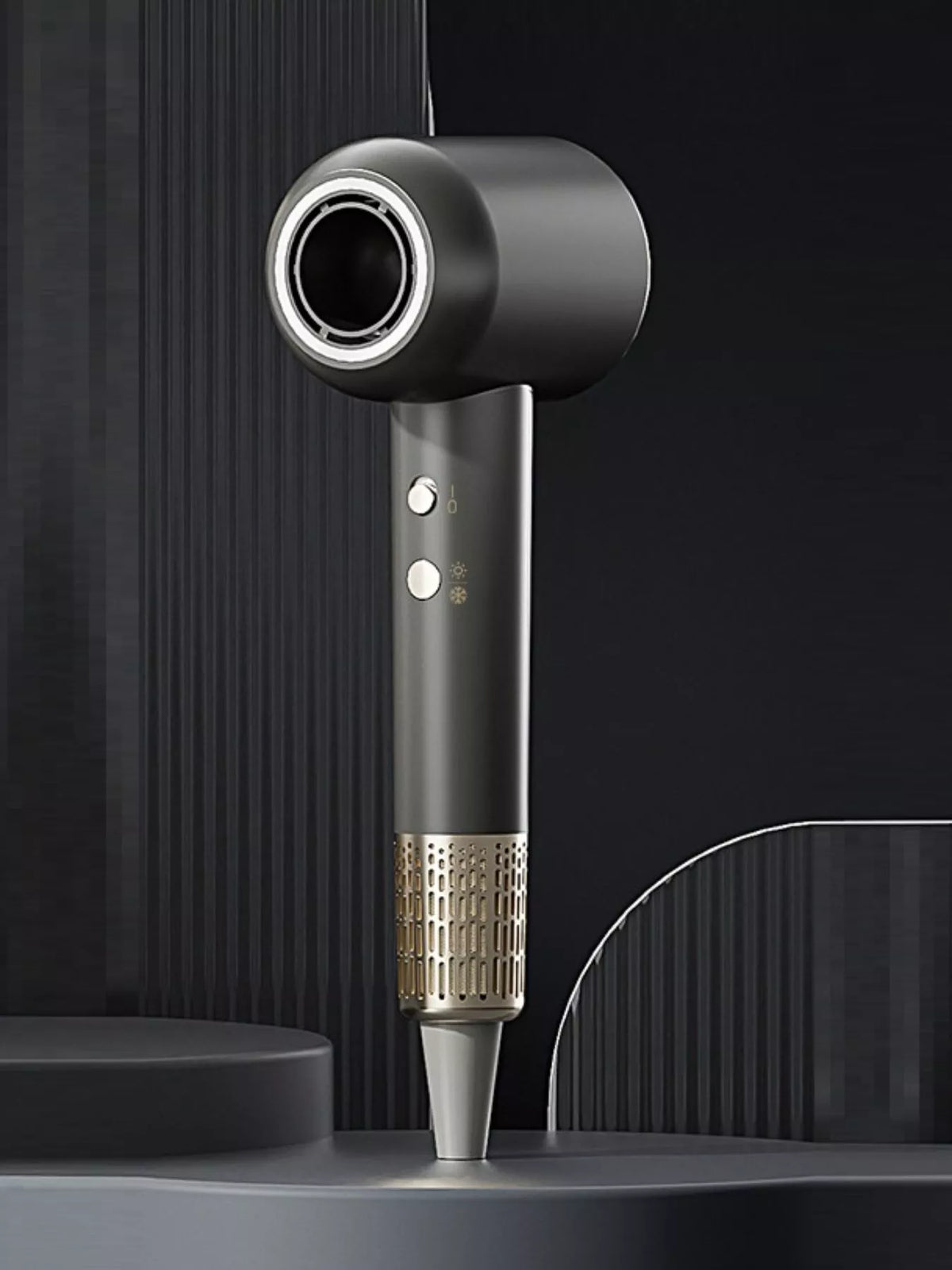 Hair dryer negative ion outlet detail