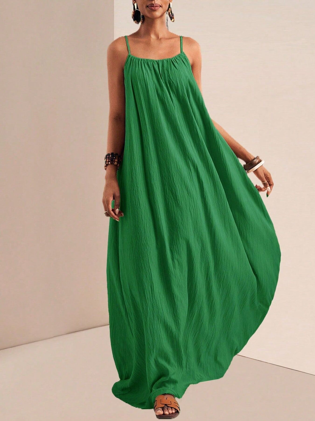 Flowy maxi dress alternate color hem view
