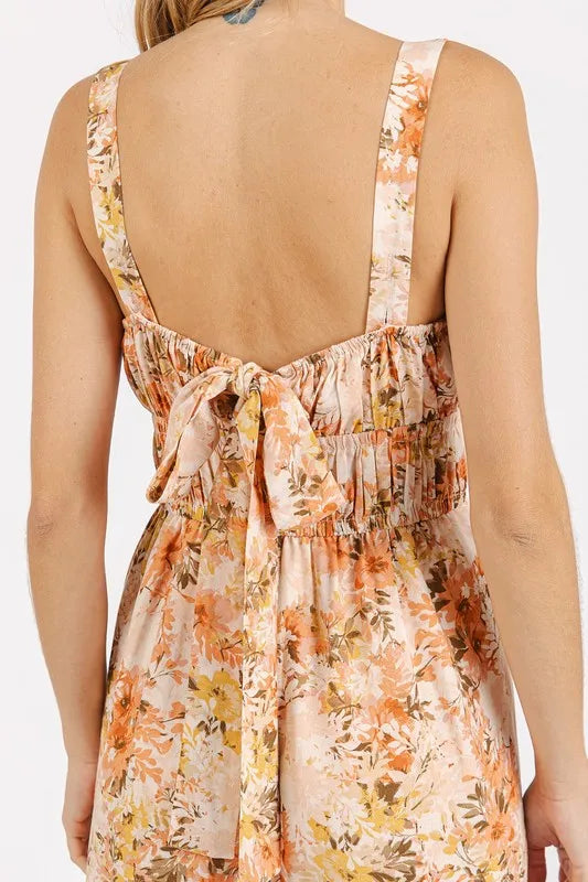 Ginger floral jumpsuit full length