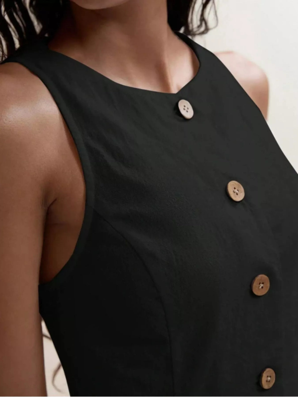 Button Down Sleeveless Top and Shorts Set, view 17
