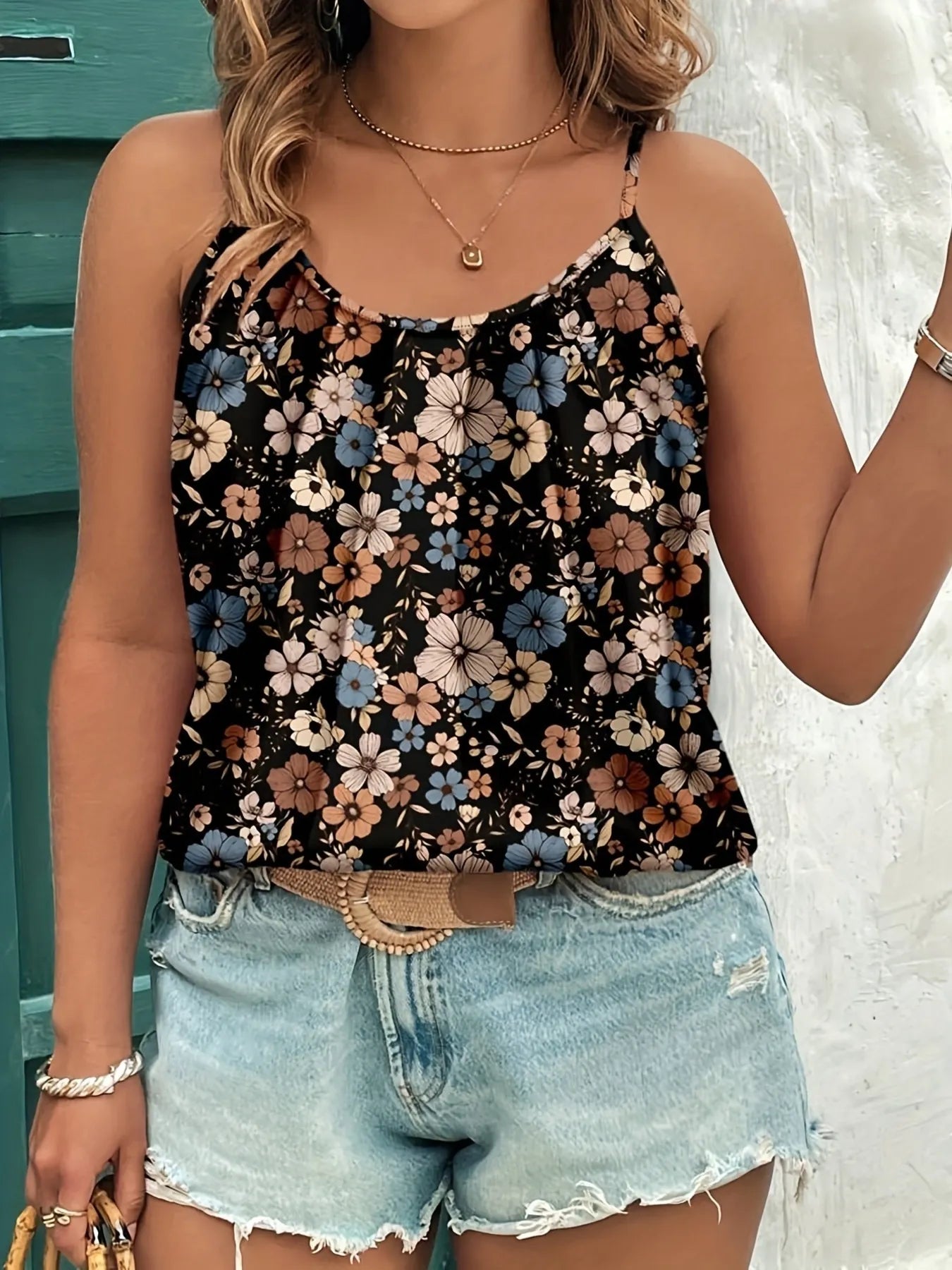 Floral Print Cami Top - Fashorio