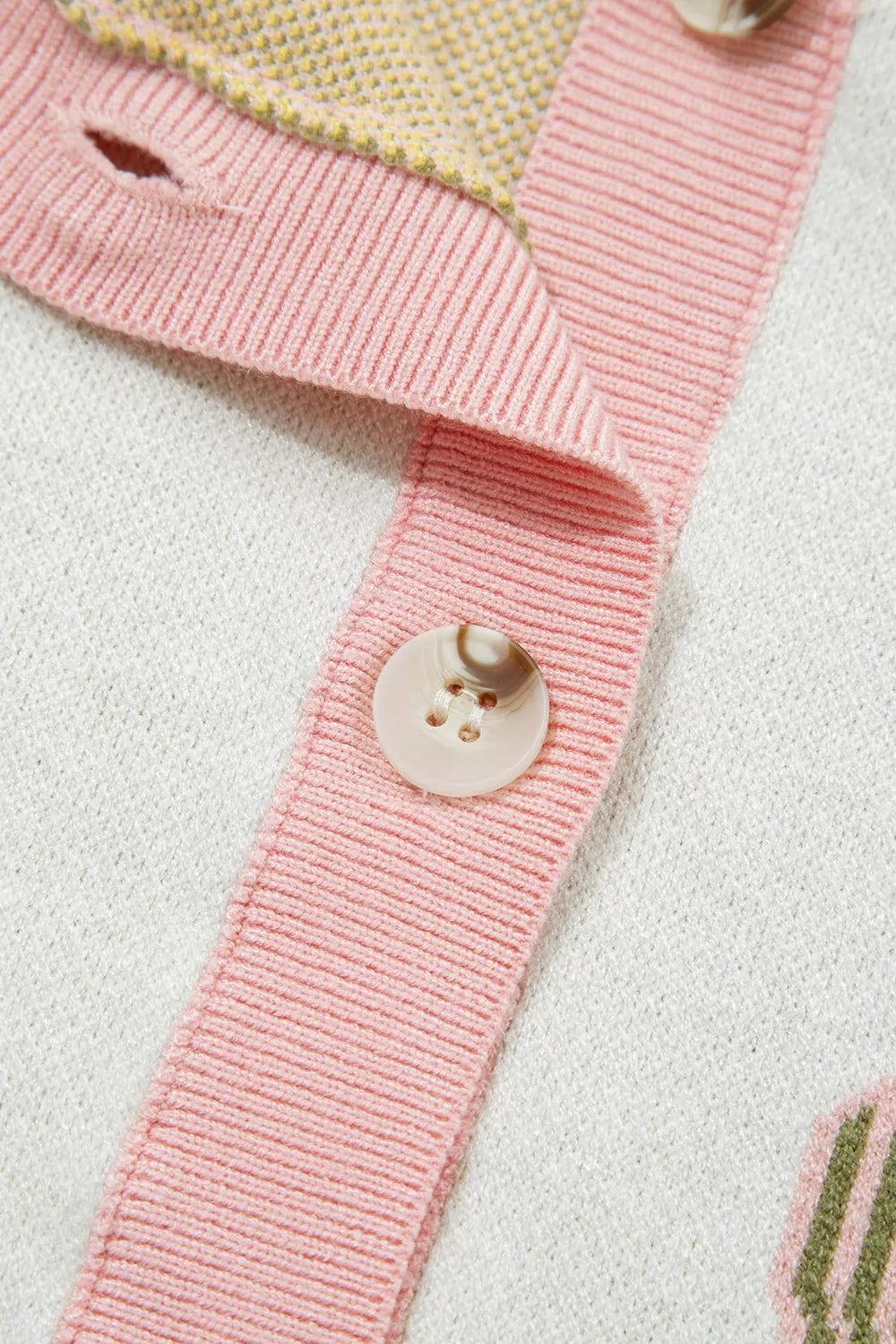 Cactus Pattern Button Front Western Sweater Vest, view 15