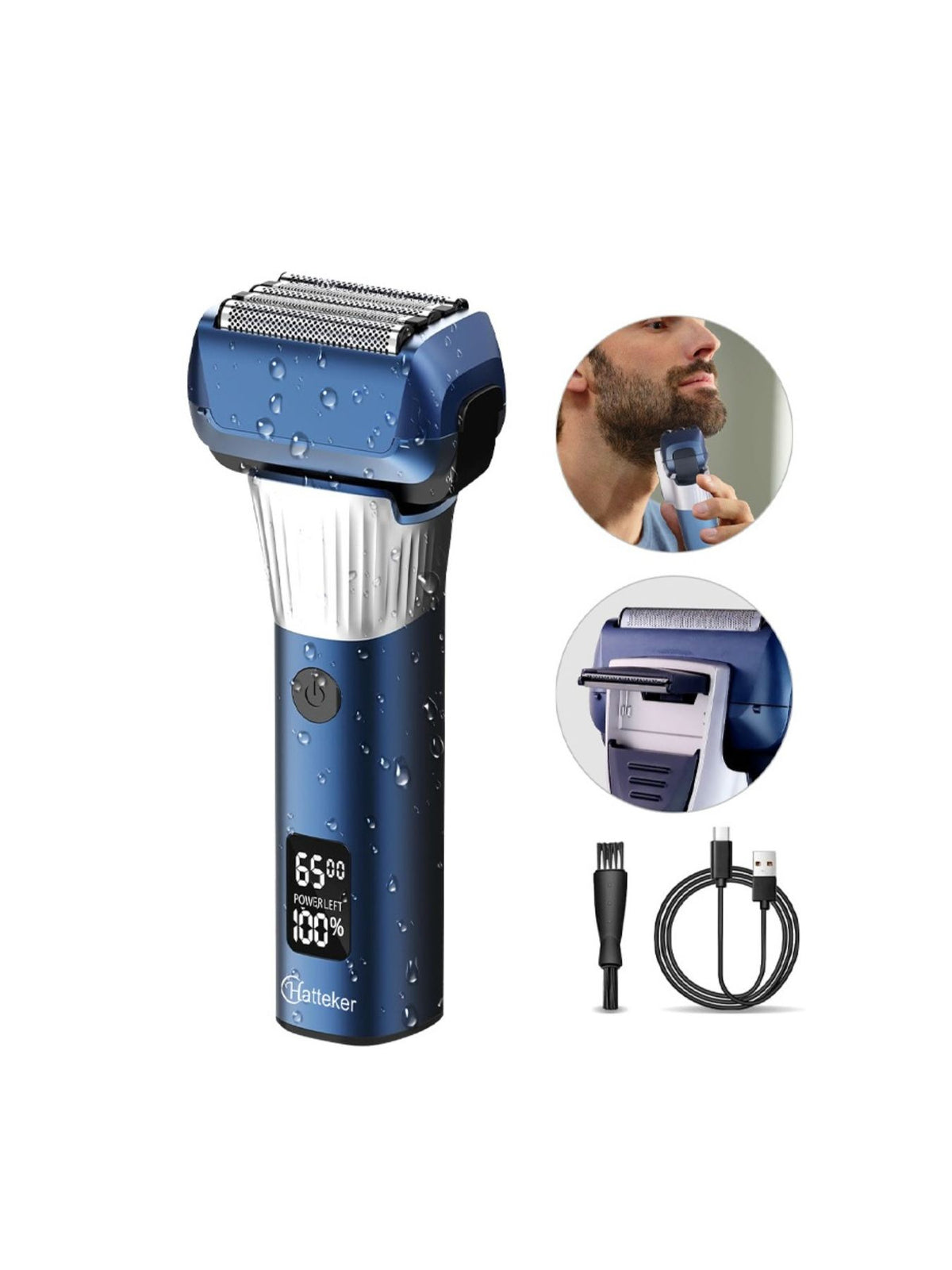 Foil shaver side profile