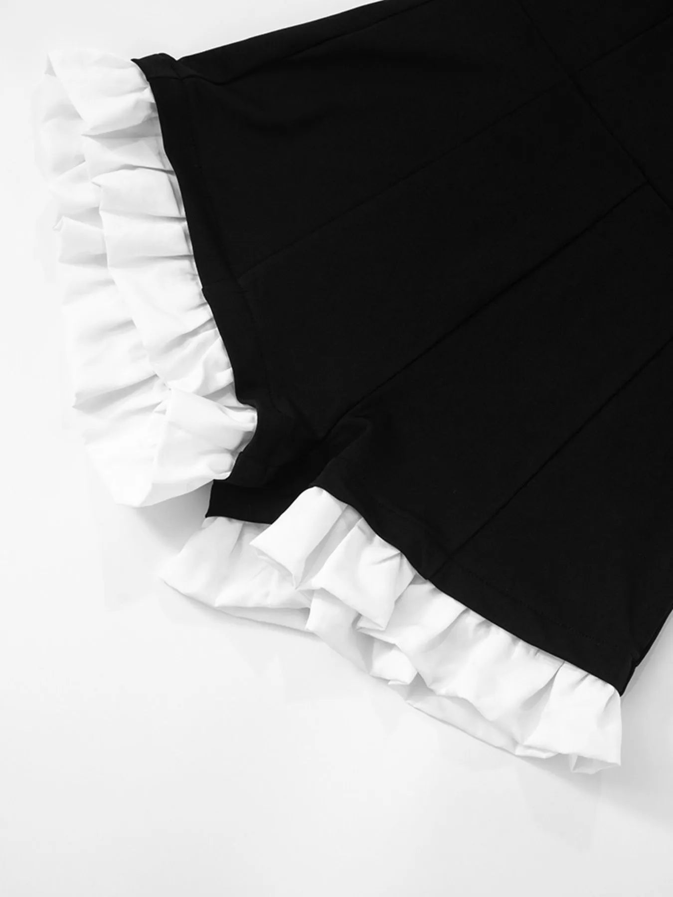 Halter Neck Ruffled Hem Romper - Fashorio