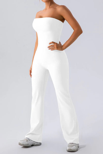 Sleeveless Straight Active Jumpsuit - Fashorio