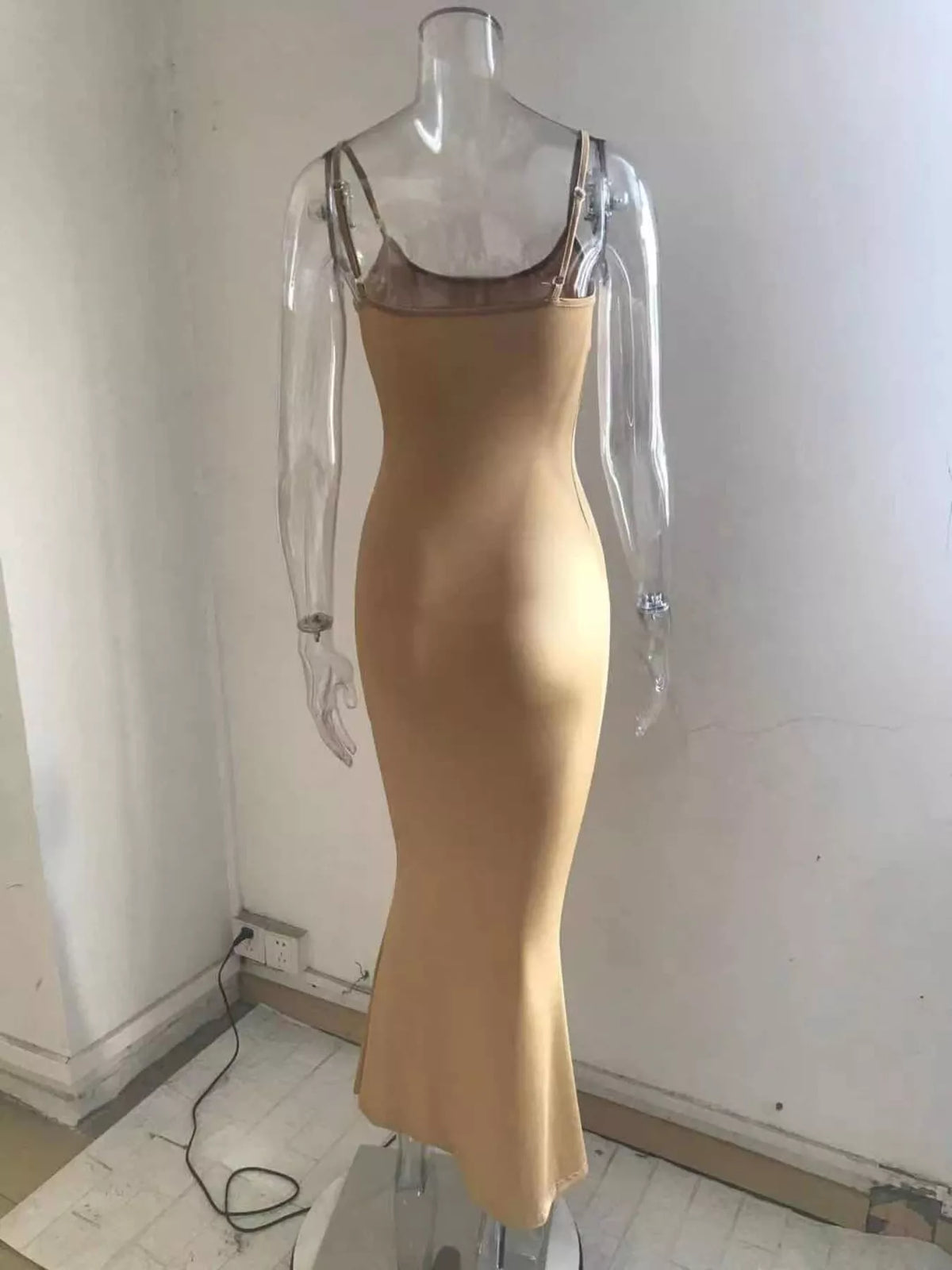 Dark gray dress view