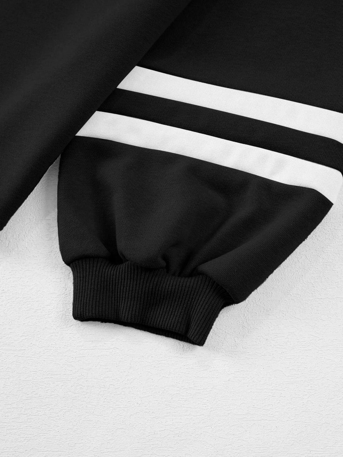 Contrast Trim Round Neck Top and Pants Set, view 23