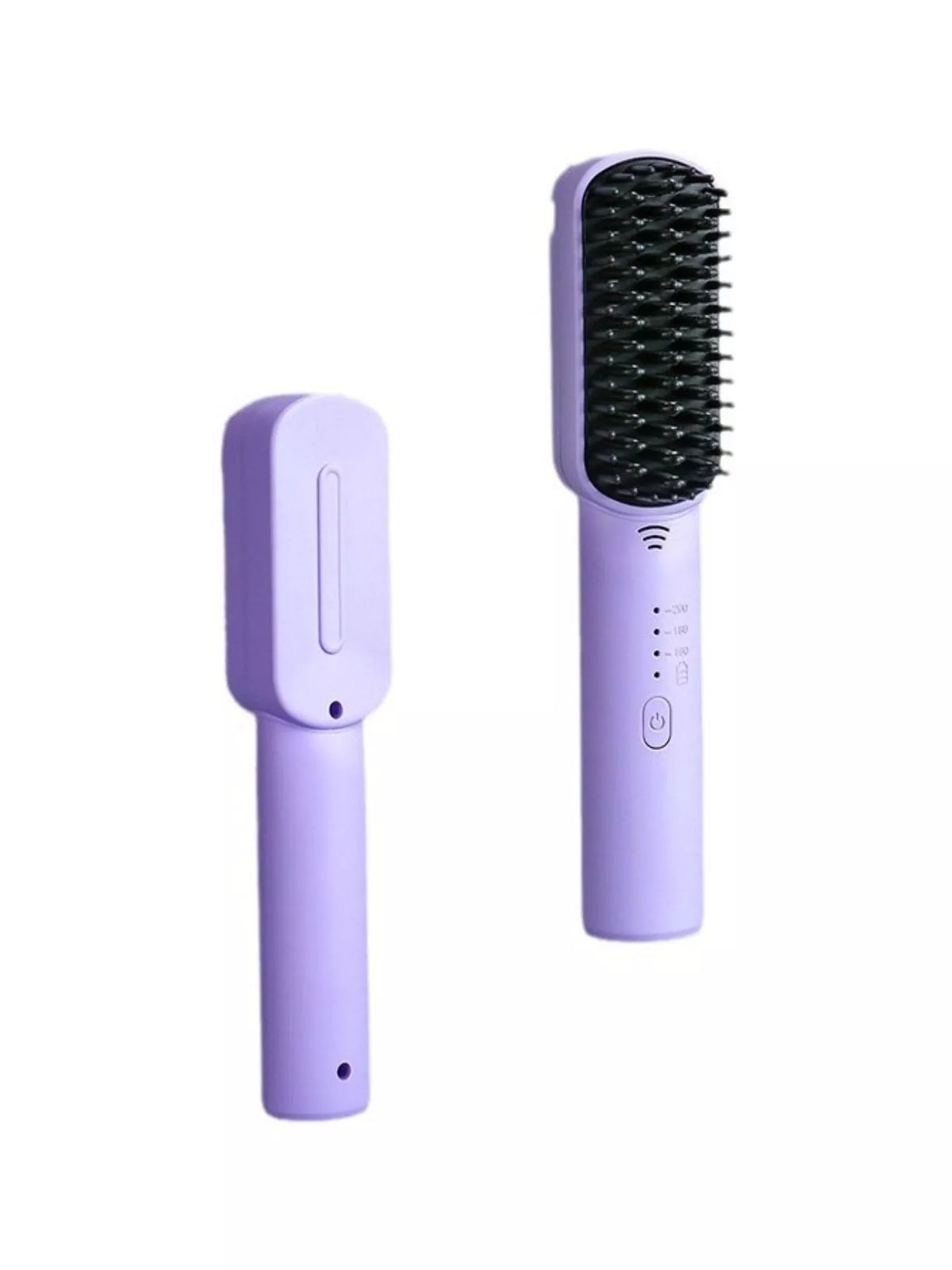Straightening comb temperature display