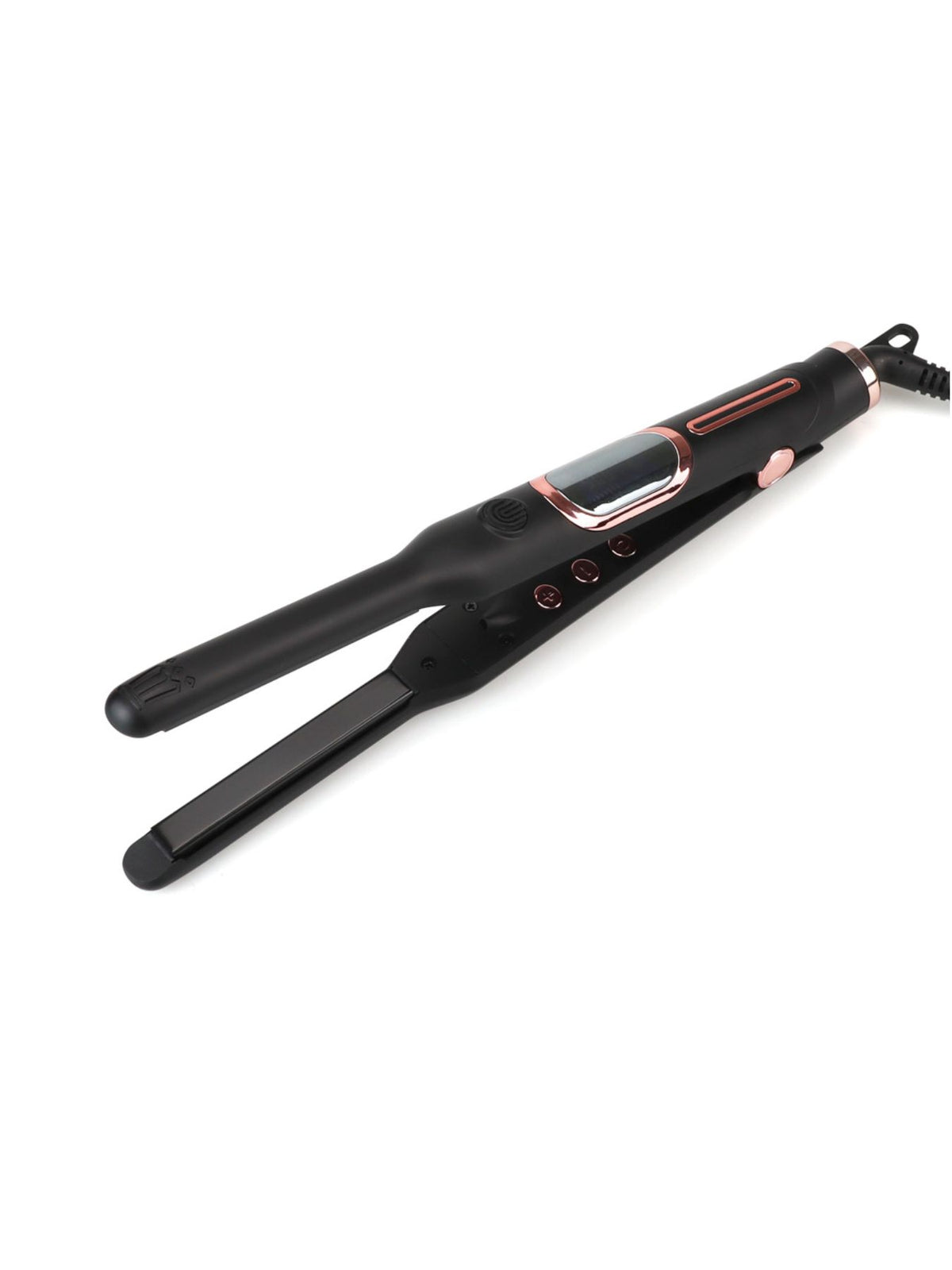 Straightening a section of hair