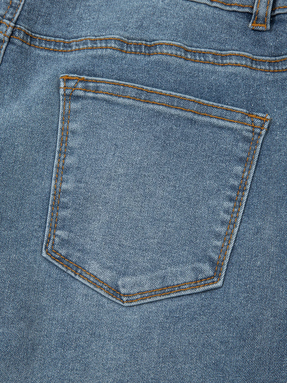 High Waisted Seam Detail Flare Jeans, view 9