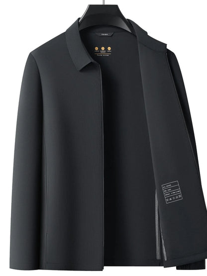 Men's Plus Size Zip Up Long Sleeve Jacket - Fashorio