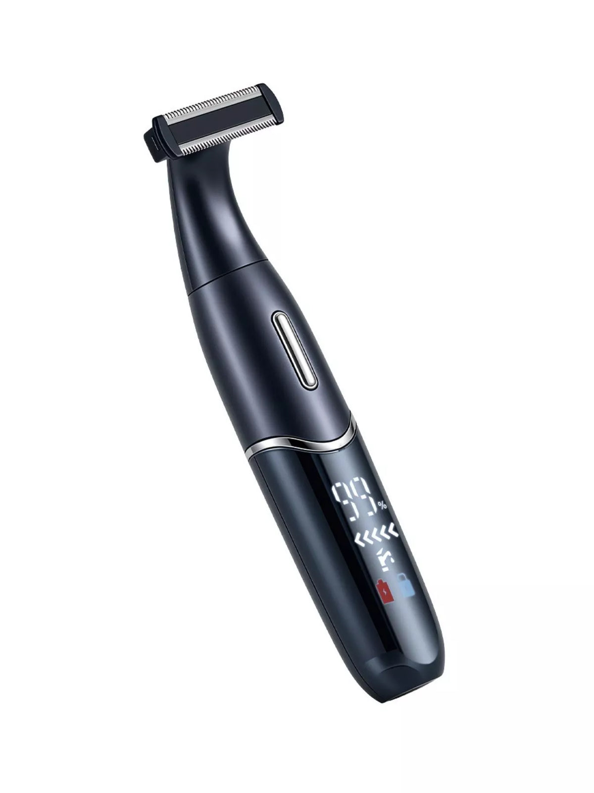 Black multifunctional electric epilator front view