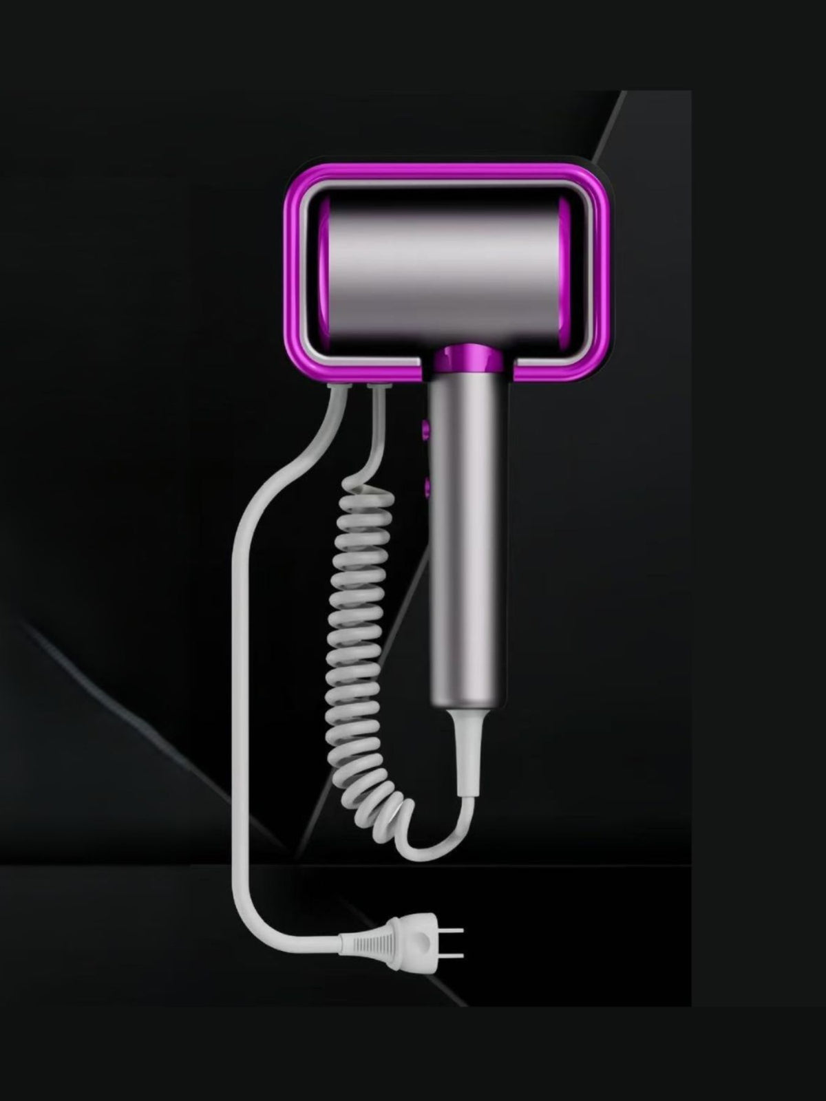 Hair dryer control switch detail