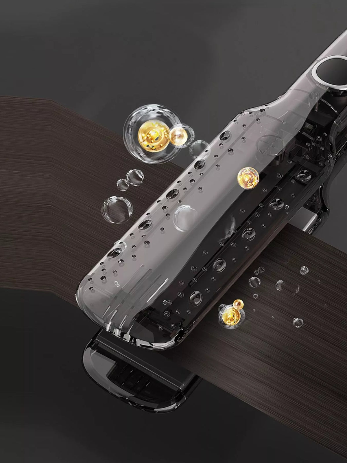 2 in 1 straightener held in hand