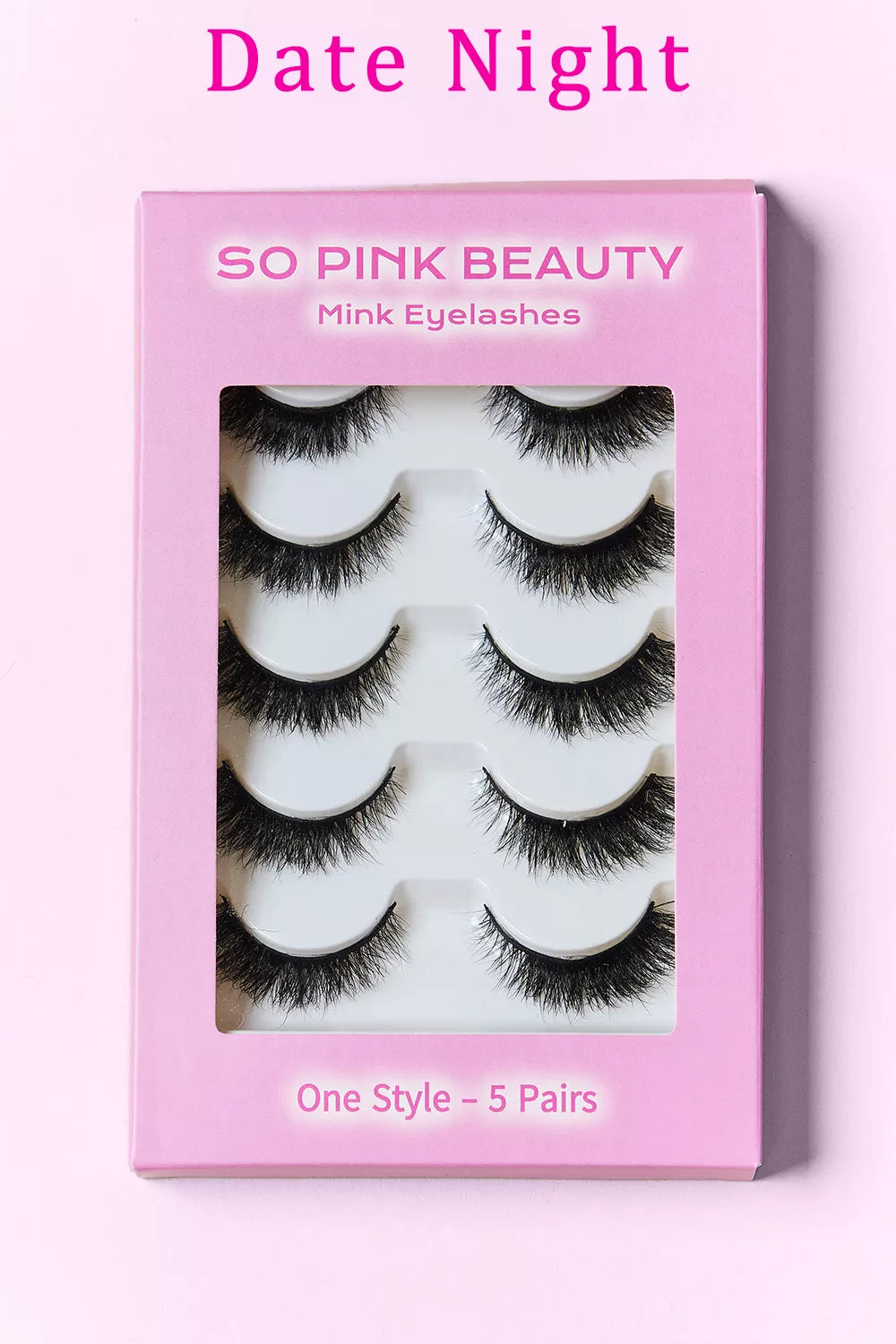 Mink eyelashes Soft Glam style