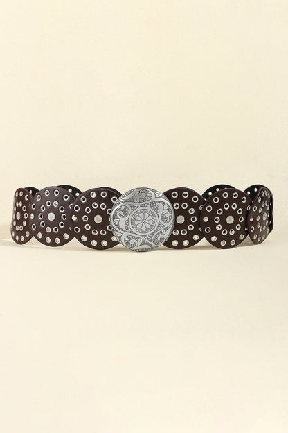 Vintage PU Leather Wide Belt - Fashorio