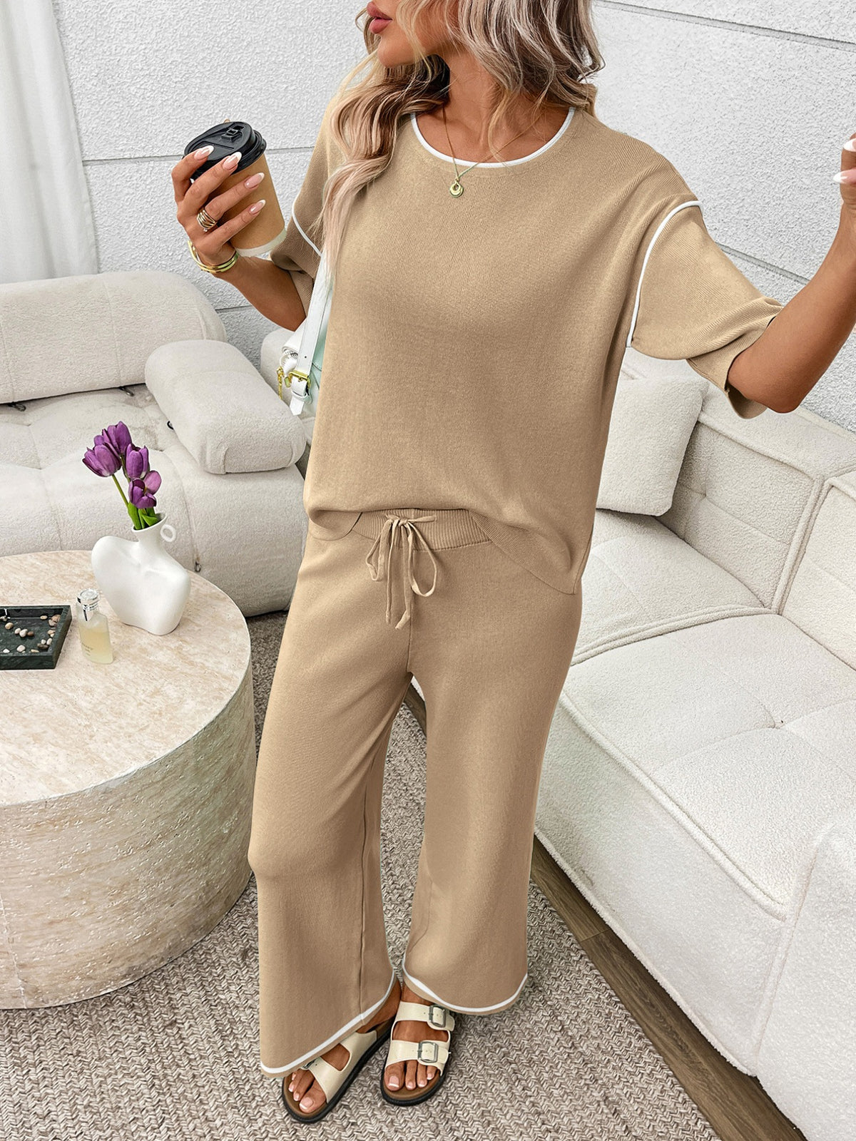 Round neck set styling angle