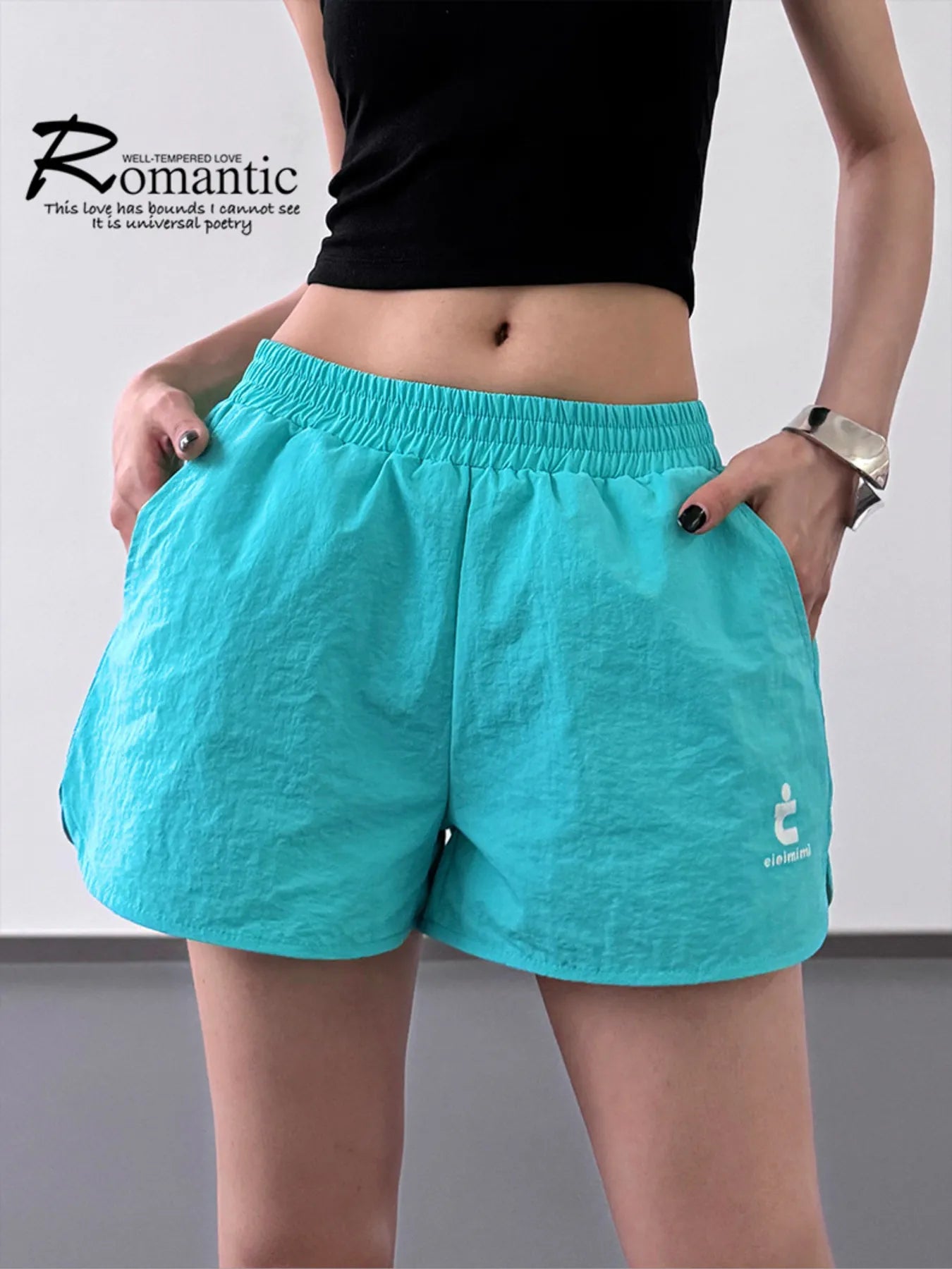Elastic Waist Cotton Linen Shorts - Fashorio