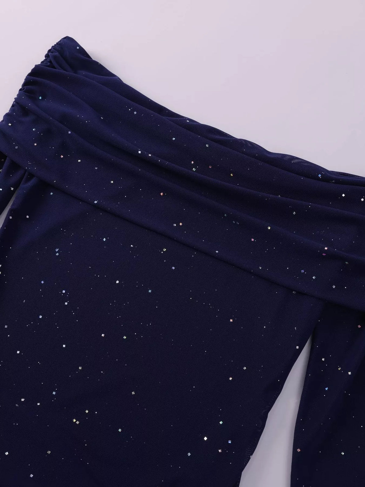 glitter off shoulder maxi dress shoulder detail