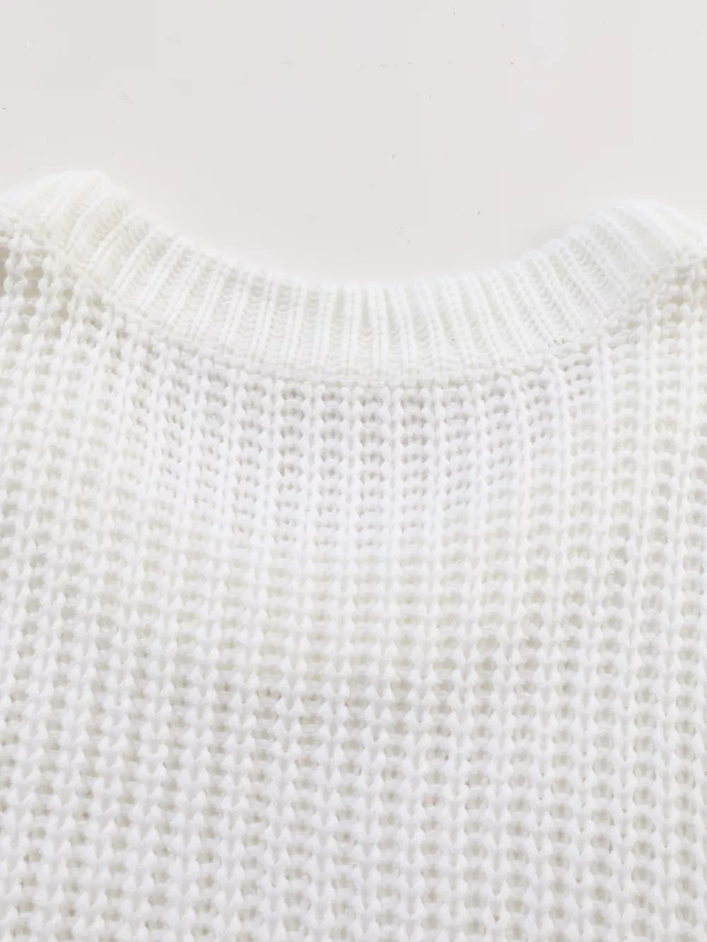 Slouchy Chunky Ribbed Sweater view 8